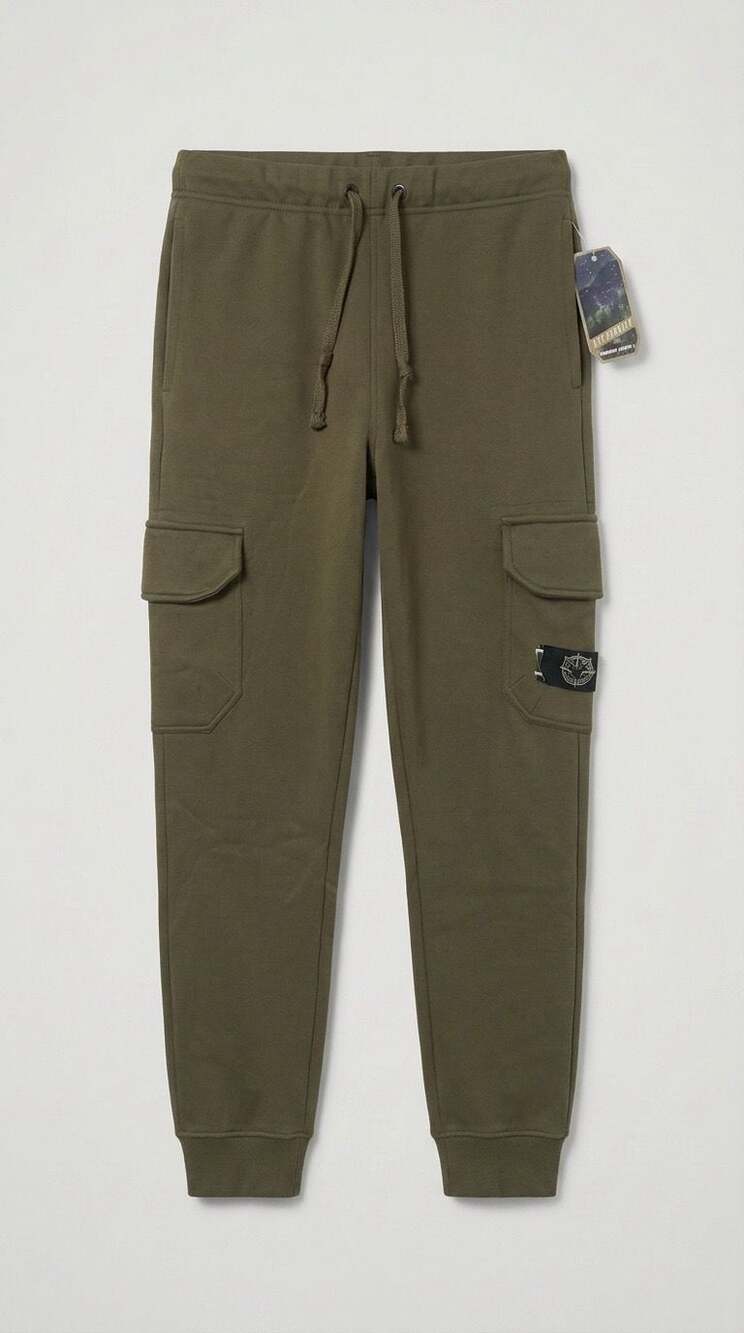 Company Eighty-1 Brown Cargo Jogger Sweatpants